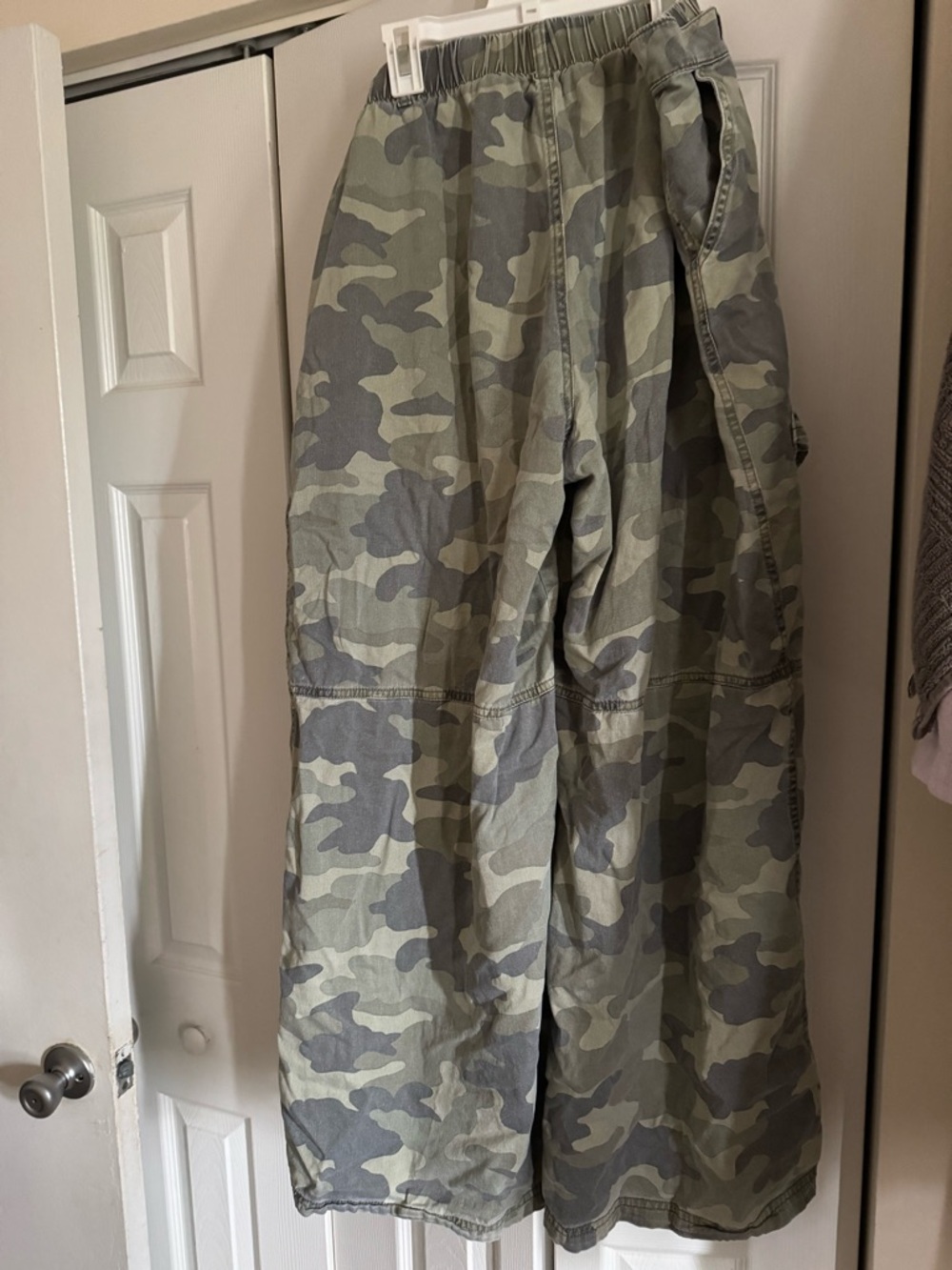Camo Cargo Pants - Olive Camouflage - Picture 2 of 7